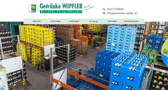 Desktop Screenshot of getraenke-wipfler.de